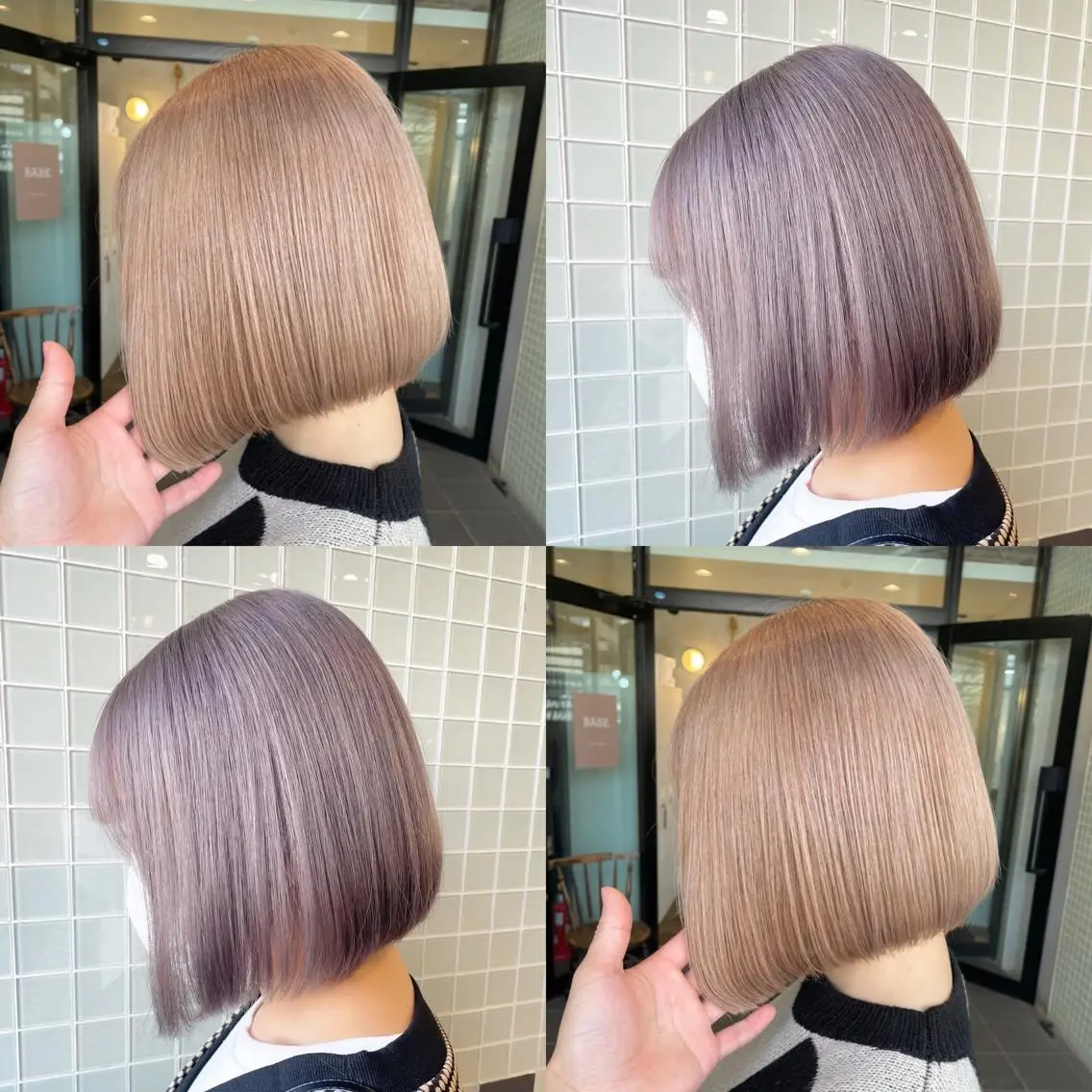 ミディアム カット ヘアカラー トリートメント Hardy ショータのヘアスタイル