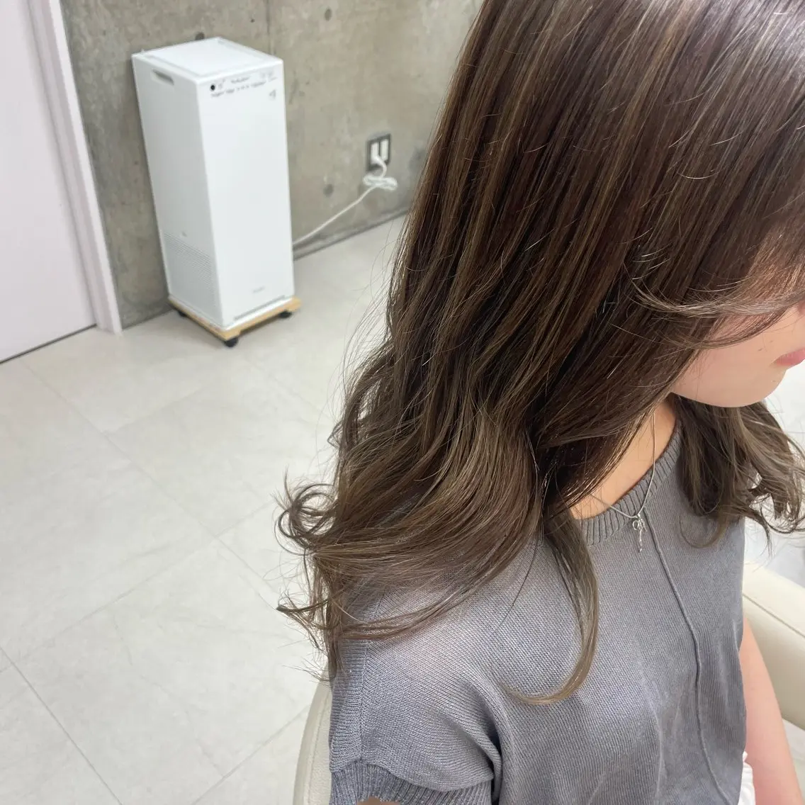 ロング カラー ヘアカラー 坂本 沙也加のヘアスタイル