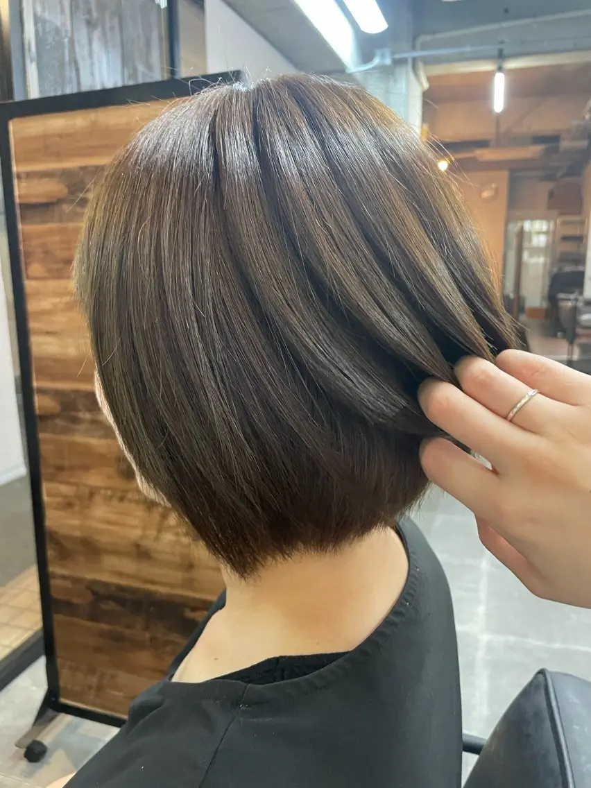 ショート カラー ベージュカラー カットモデル募集￤ 髪質改善📛Nanaのヘアスタイル