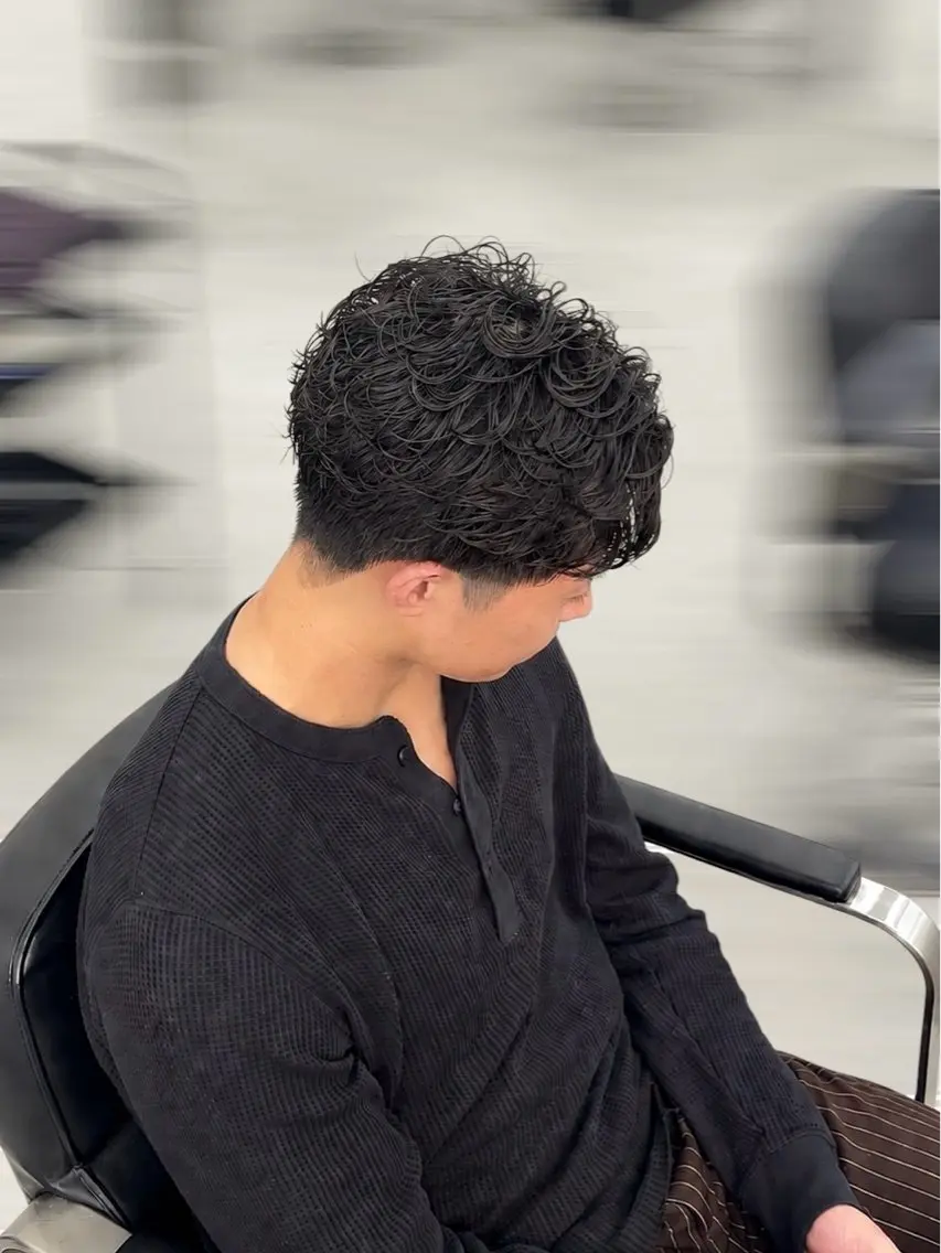ショート パーマ スパイキーショート/ 海外風特化/田代悠大のヘアスタイル