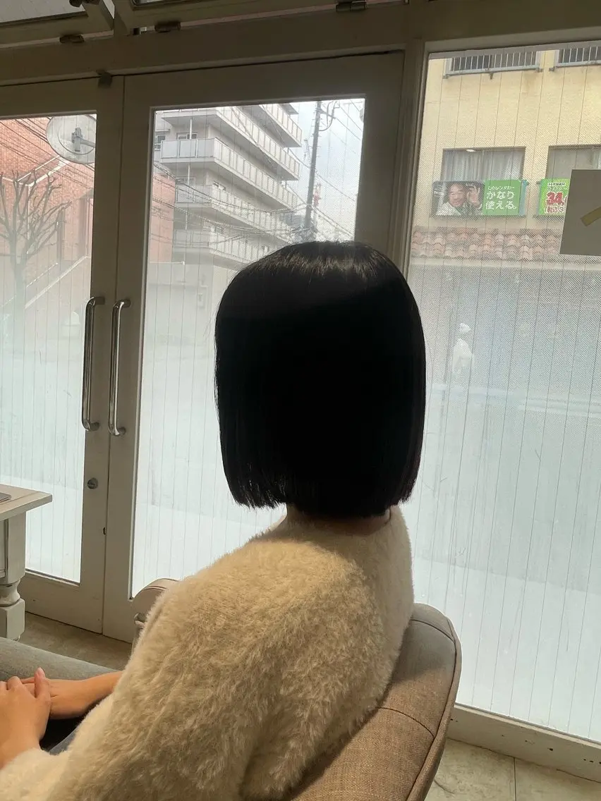ミディアム カット トリートメント 髪質改善✕艶髪 /Hinataのヘアスタイル