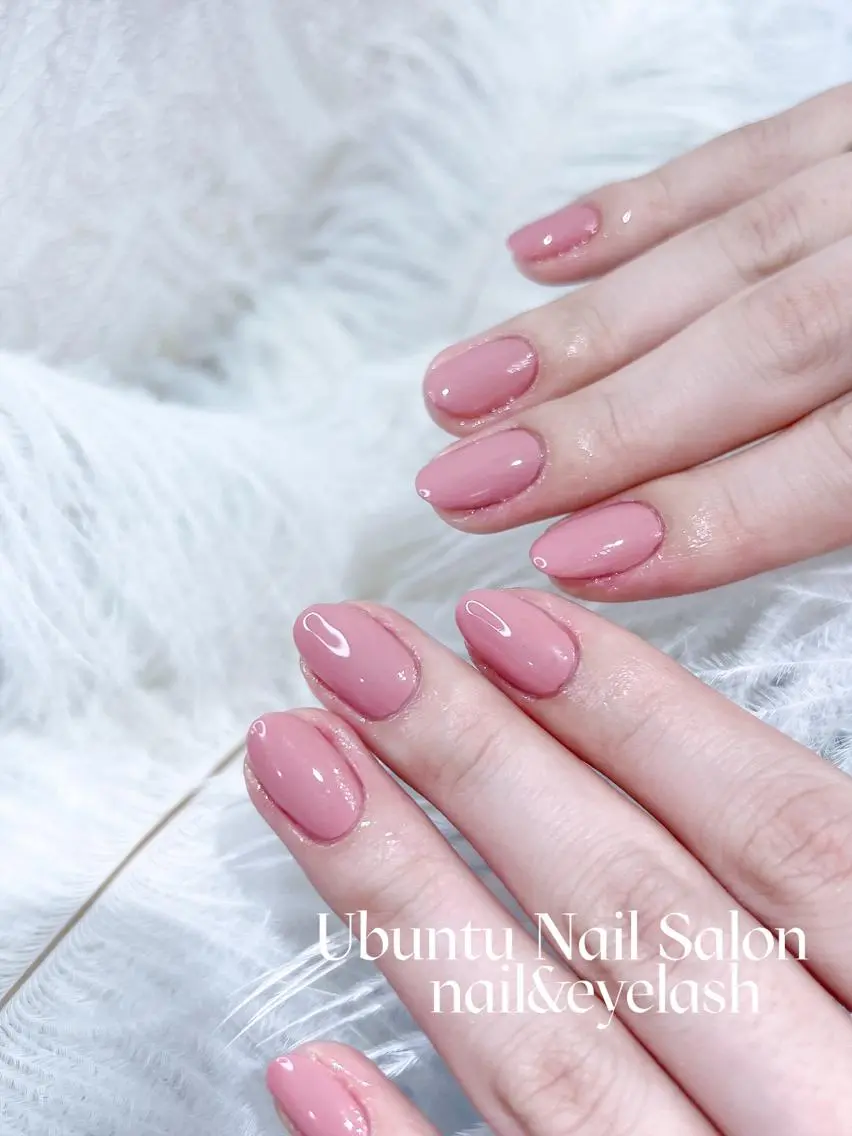 🎀ハンドネイル、ジェルネイルワンカラー💛(自店のジェルオフ無料、丁寧ケア込み)の写真