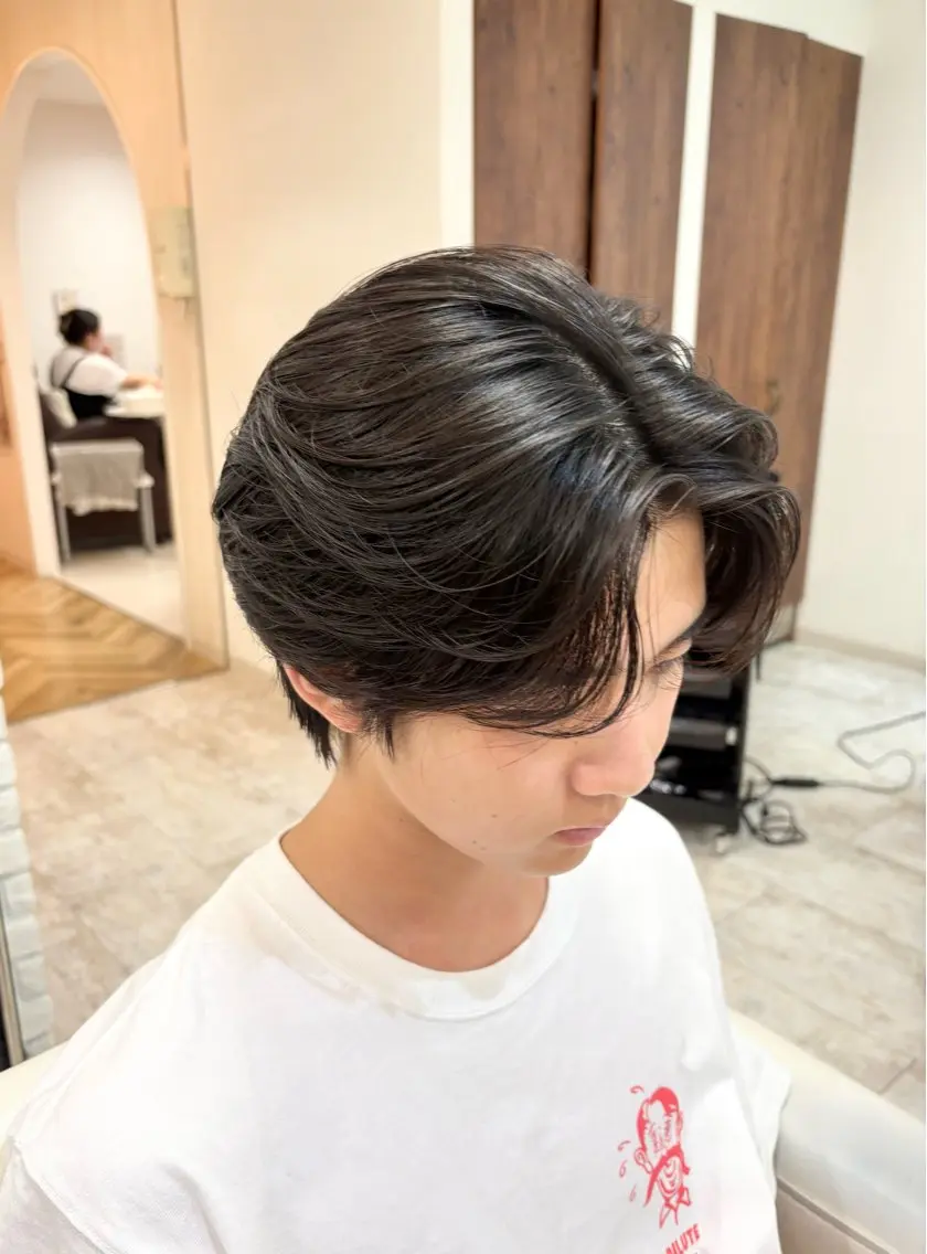 メンズ カット パーマ カラー0円モデル募集 ♡nanami♡のヘアスタイル
