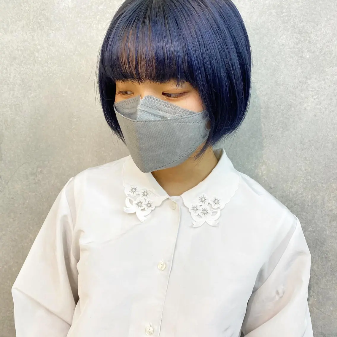 ショート カラー ブリーチ 顔周りカット/透明感 カラー✂️MEIのヘアスタイル