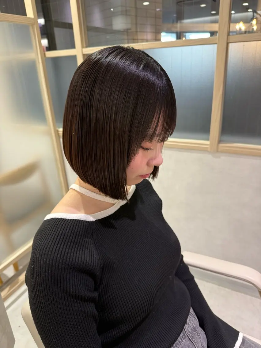 ミディアム カット トリートメント 美髪⭐︎髪質改善 井上　康司のヘアスタイル