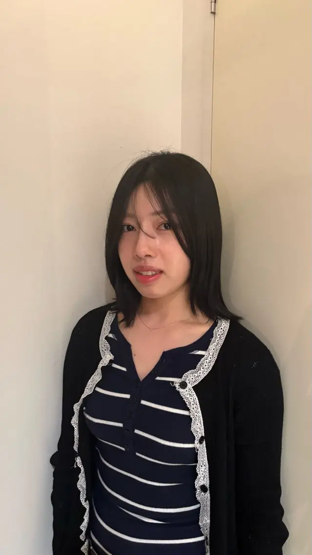 ミディアム カラー ヘアカラー 高橋 杏のヘアスタイル