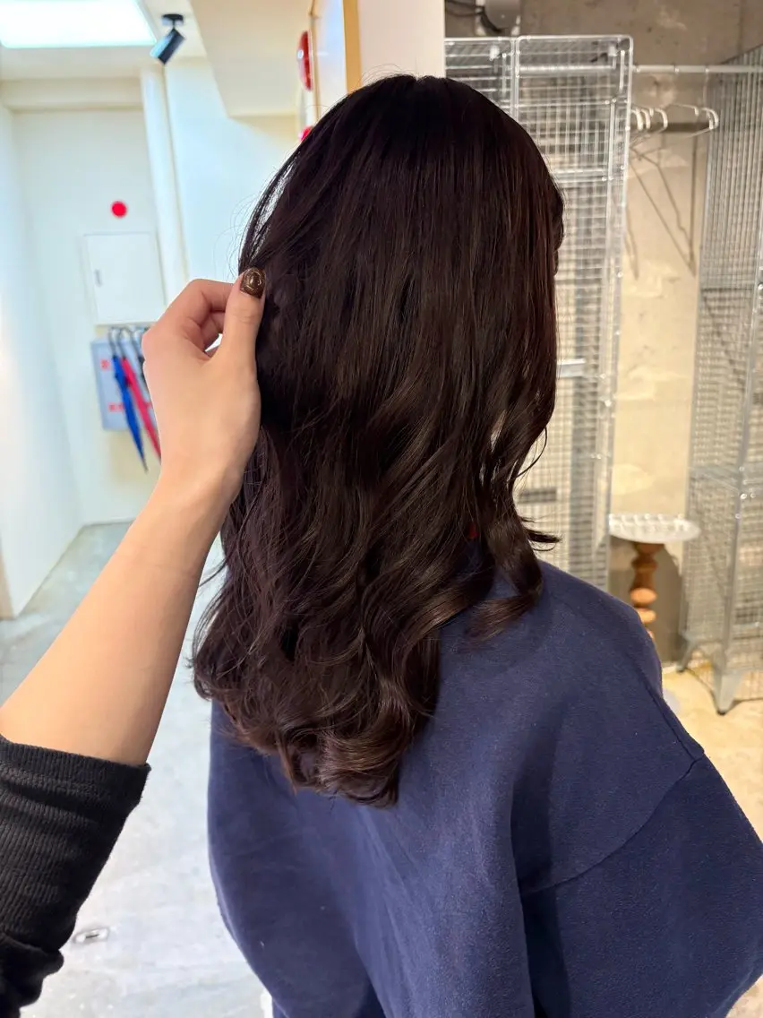 ロング カラー ブラウンカラー 透明感カラー ラベンダーカラー ヘアカラー 名駅/透明感カラー /masaki⠀のヘアスタイル