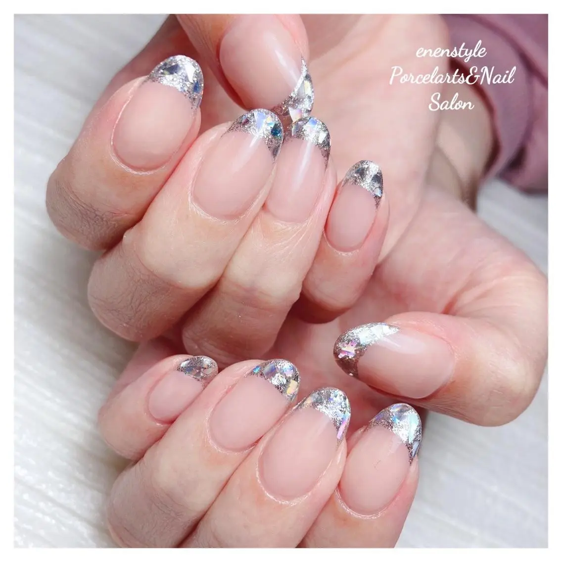 ミディアム ネイル 🐾enen style 🐾のネイルデザイン