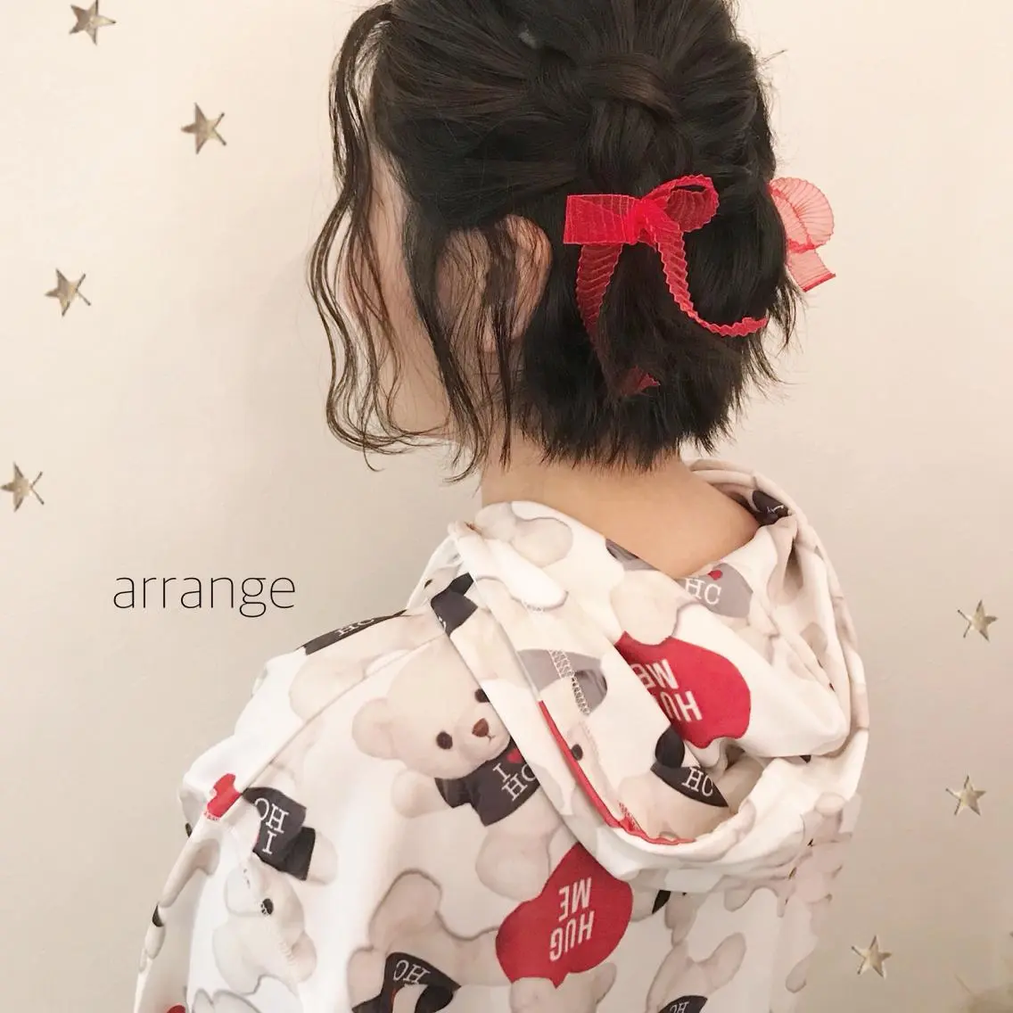 ショート ヘアアレンジ 市川 千夏のヘアスタイル