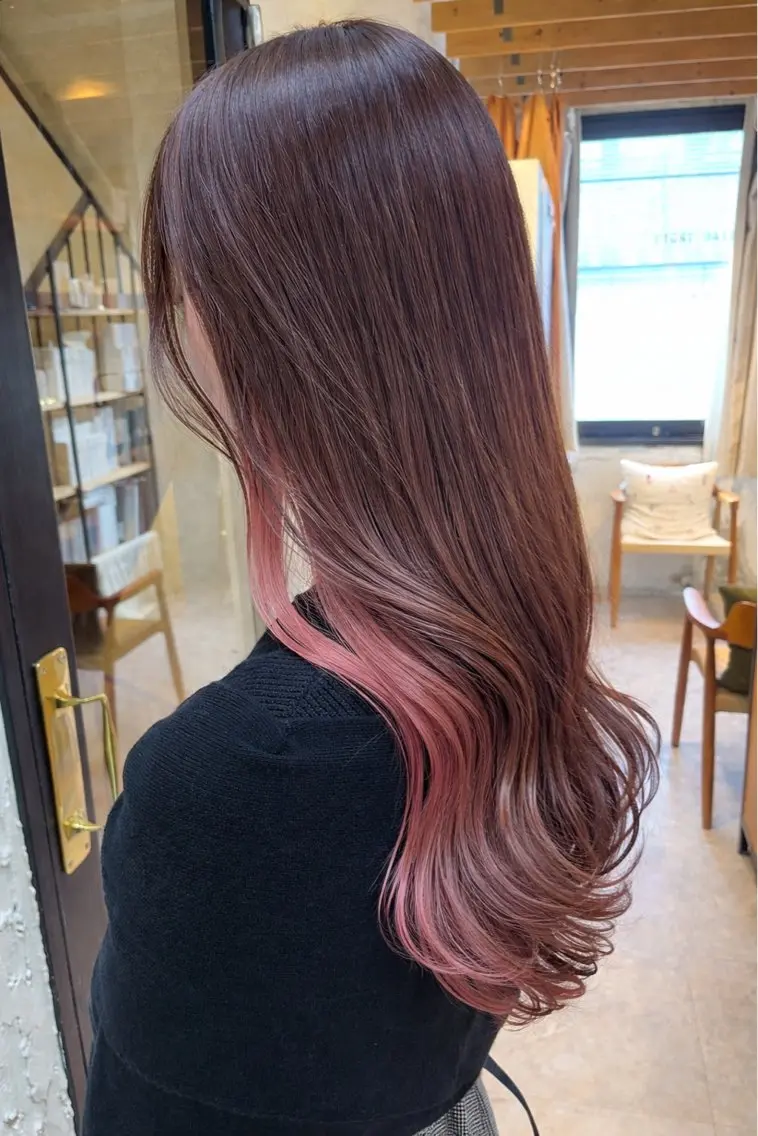 ロング ヘアカラー EIGHT サイショ ミズキのヘアスタイル