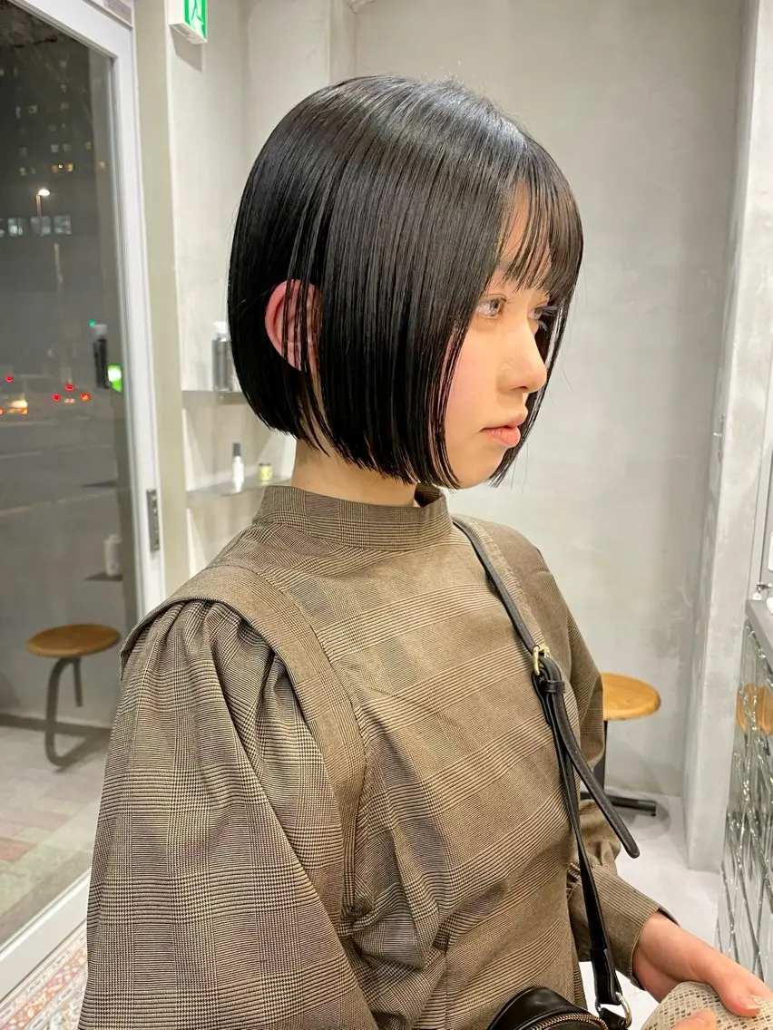 ショート カラー カット 華 /ショート/ボブのヘアスタイル