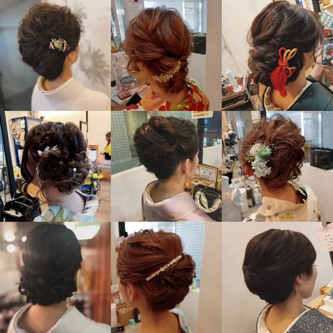👰🏻♀️セットサロン産和髪ヘアセット⚠料金時間変動制/出張可の写真