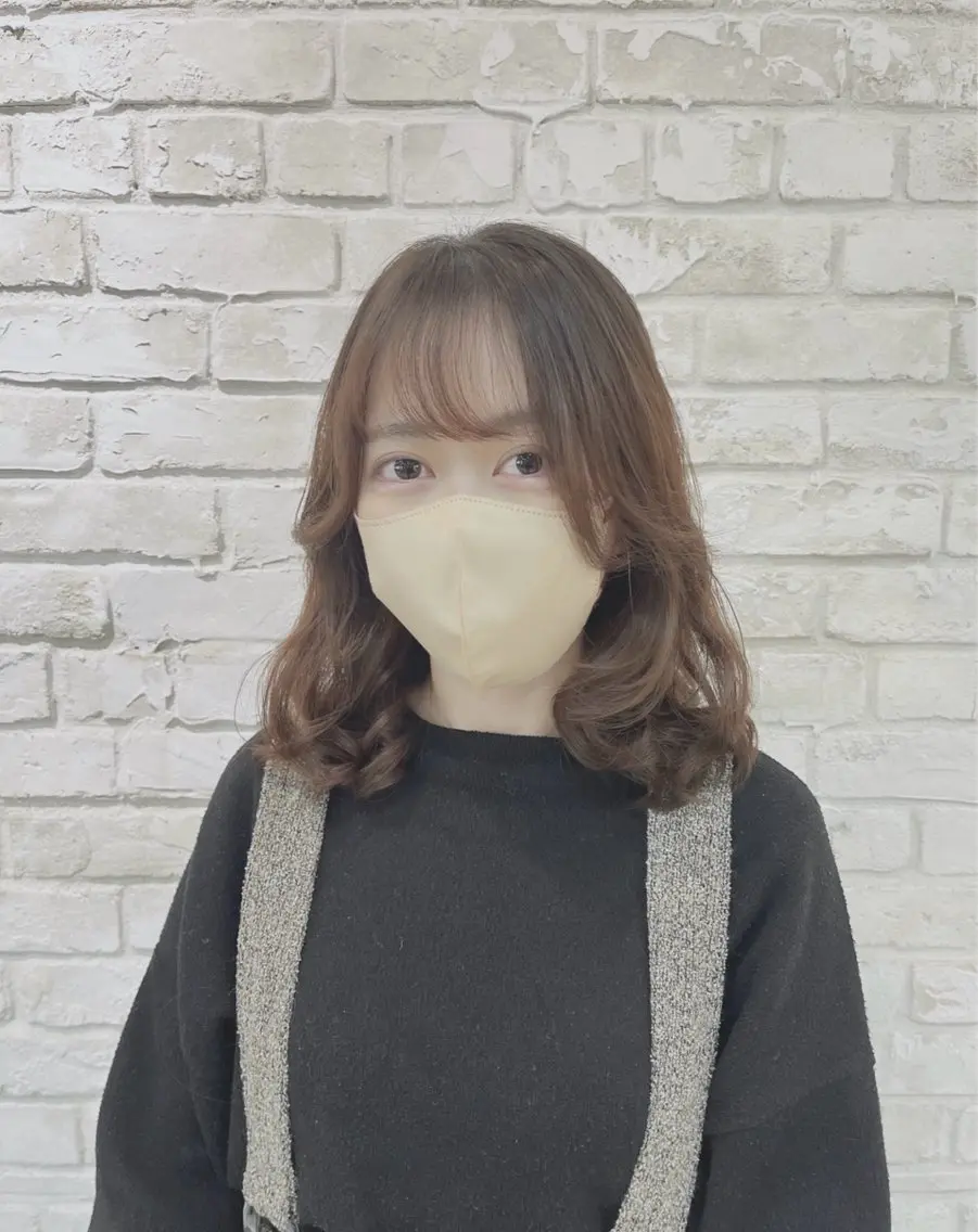 セミロング セミロングパーマ 韓国風ヘア 🐾 atsuyaのヘアスタイル