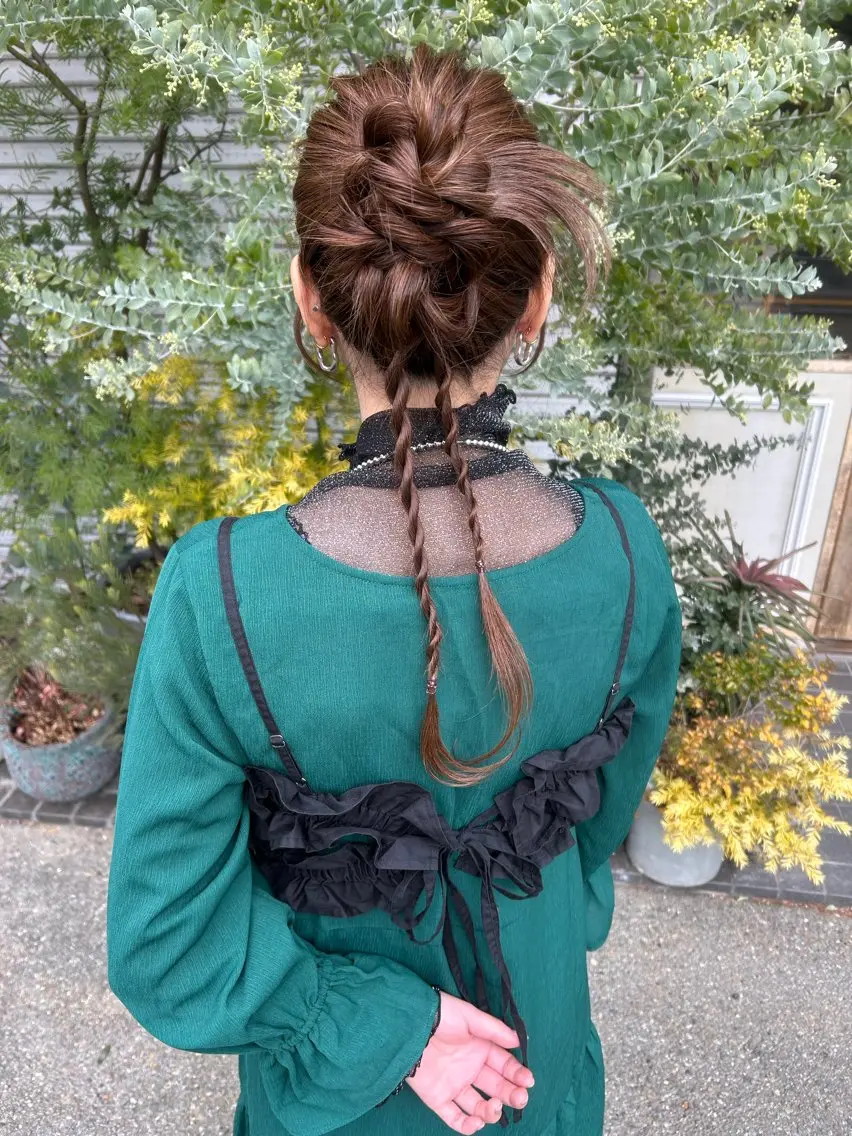 ロング ヘアアレンジ merc. 🌼せのおのヘアスタイル