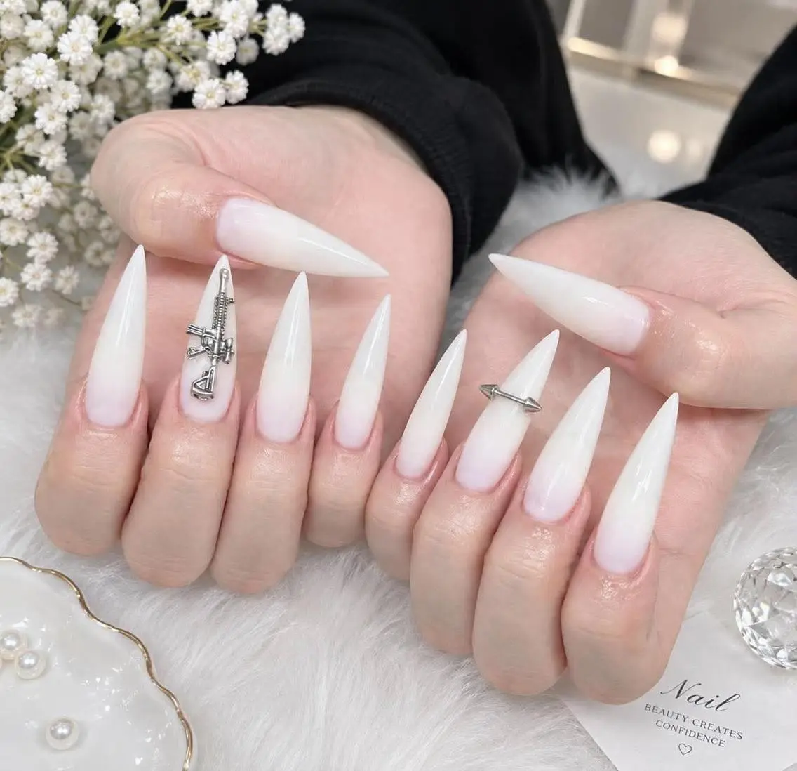 ネイル オーロラネイル チークネイル フットネイル ジェルネイル 韓国ネイル ハンドネイル mia H.babynailのネイルデザイン