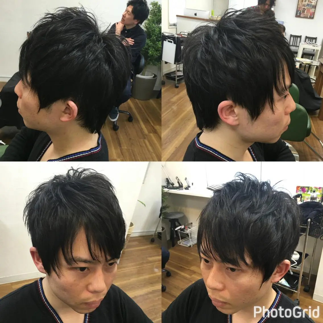 ショート ヘアアレンジ メンズ SHIORI💜口コ ミNo.1艶カラーのヘアスタイル