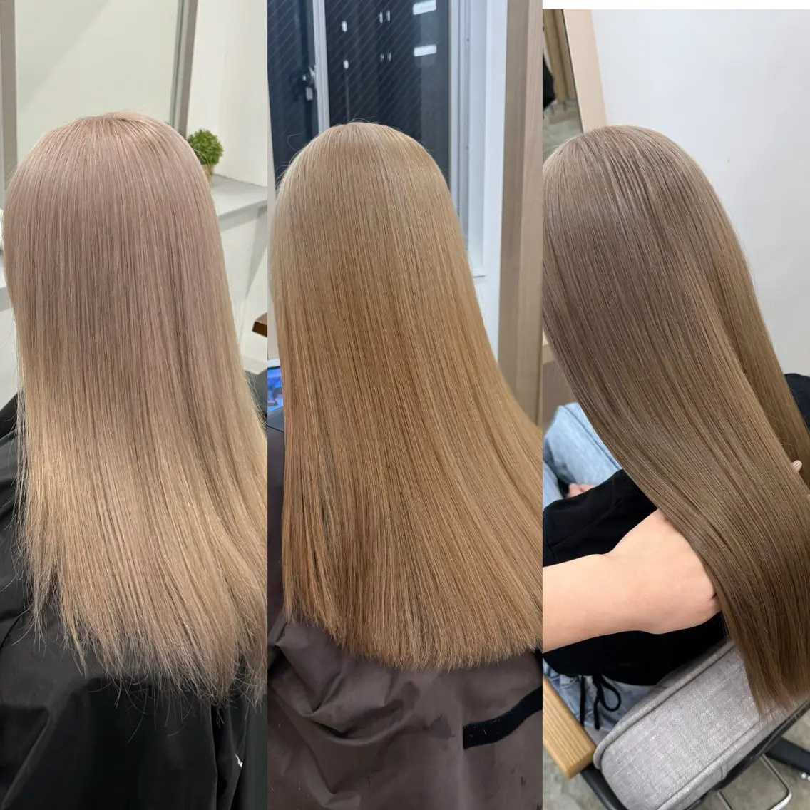 ロング カラー ヘアアレンジ ヘアカラー トリートメント 透明感&ハイトーン 🫧YURIA🫧のヘアスタイル
