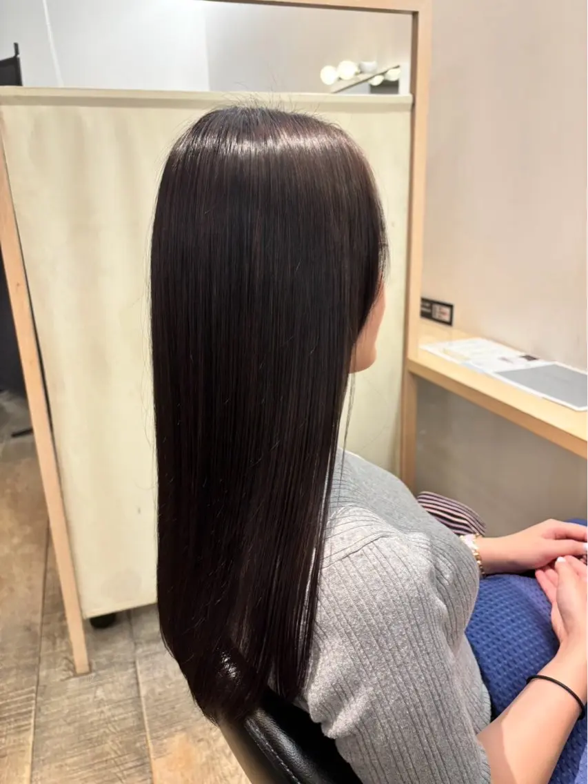 ロング カラー 謝花 卯依┆͓̽ モデル募集中🪽⋆*のヘアスタイル
