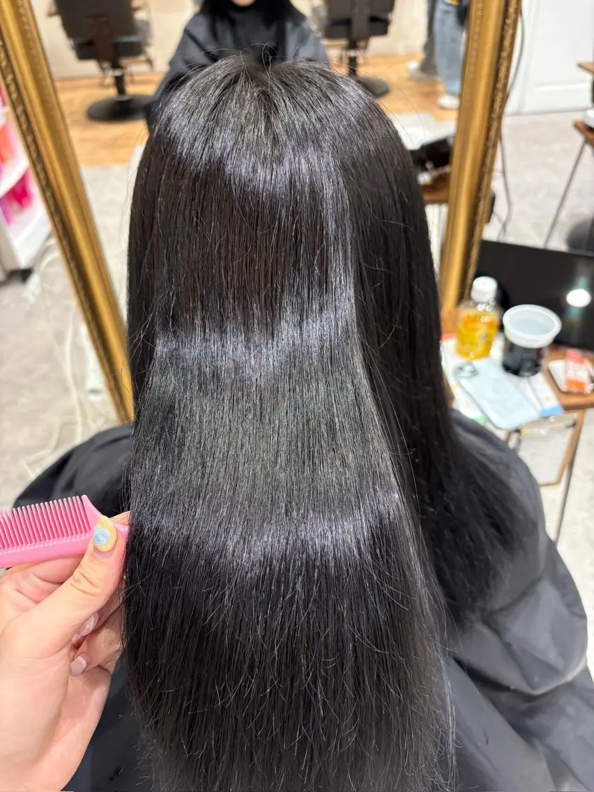 【落とせるブラック🖤+Aujua3stepトリートメント🫧】の写真
