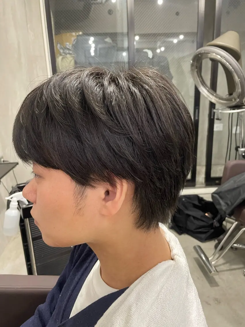 ショート パーマ ニュアンスパーマ PERCUT 中島快のヘアスタイル