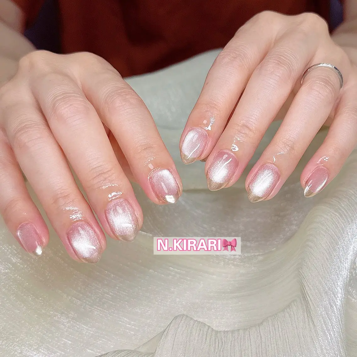 ネイル マグネットネイル ハンドネイル ハンドケア N.KIRARI nail salonのネイルデザイン