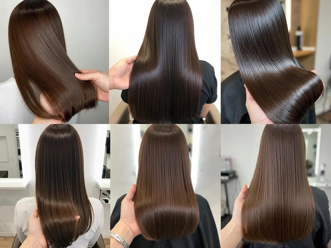 ロング 浦添 あらさきのヘアスタイル