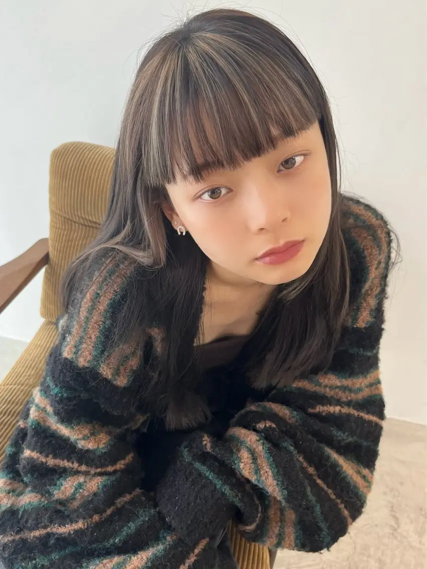 セミロング 🐰桃山台/髪質改善 山亀のヘアスタイル