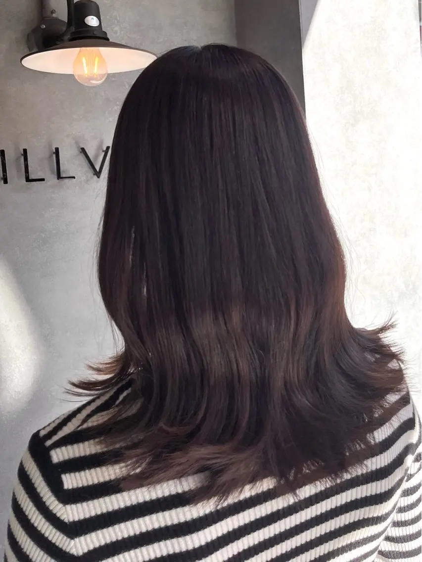 ミディアム カラー ラベンダーカラー レイヤーカット 🌟カットモデル 募集中🌟りかのヘアスタイル
