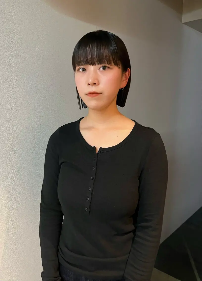 ショート ボブ カット 三浦 ふたばのヘアスタイル