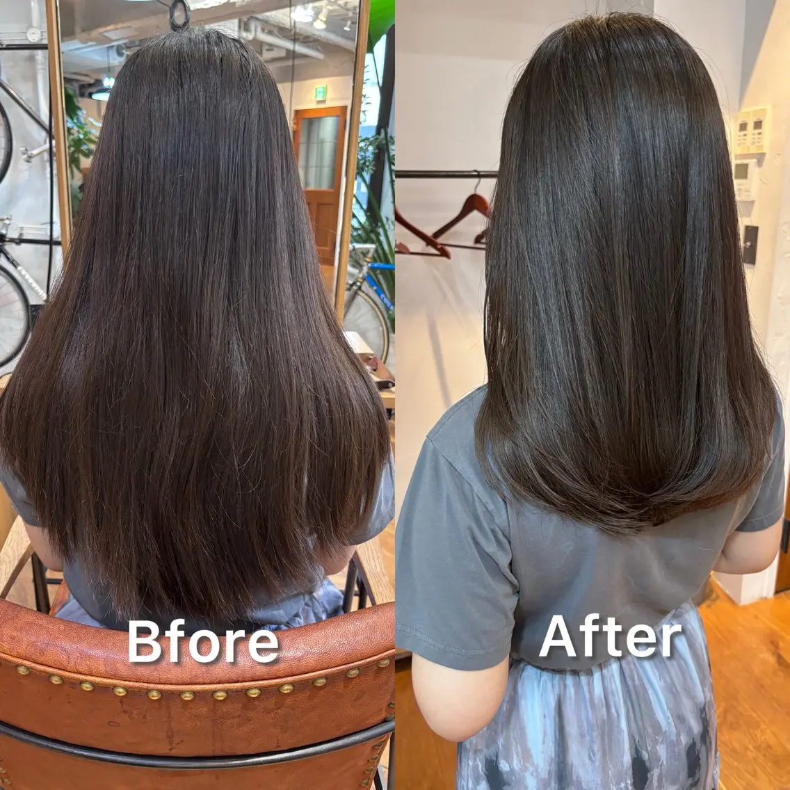 セミロング 平野 たかひとのヘアスタイル
