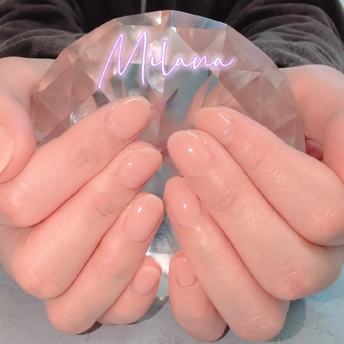 ネイル ワンカラーネイル ハンドネイル Milana 川瀬のネイルデザイン