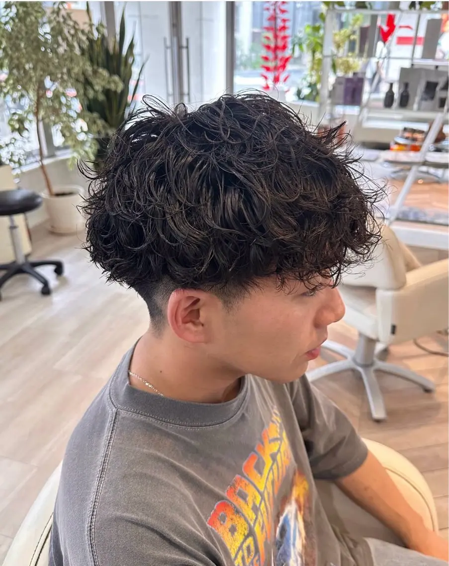 パーマ メンズ メンズパーマ ツイストスパイラルパーマ スパイラルパーマ ✂︎ mina✂︎のヘアスタイル
