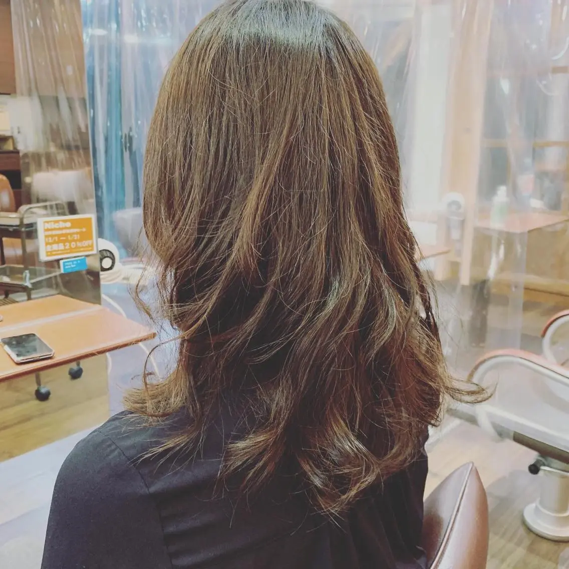 セミロング パーマ セミロングパーマ デジタルパーマ ✨吉祥寺Niche✨ 平山薫のヘアスタイル