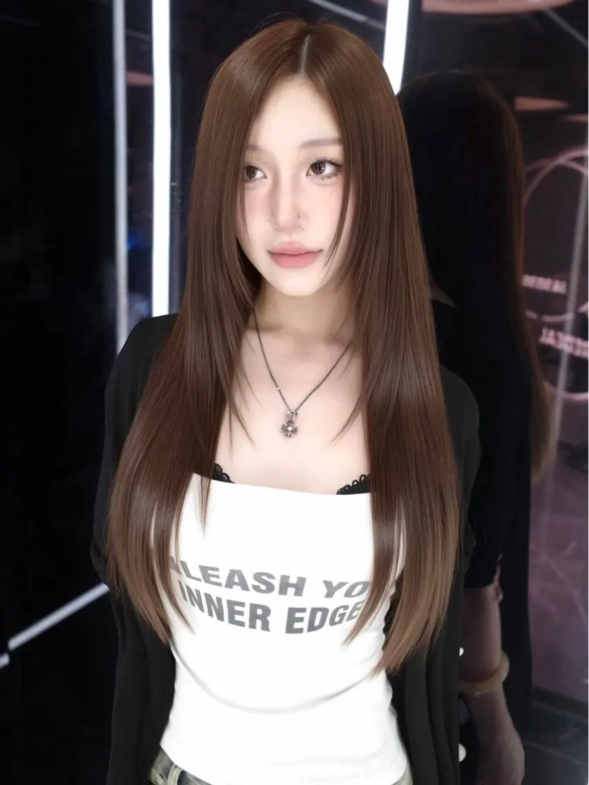 ロング カラー カット miuru/韓国ヘア /レイヤーカットのヘアスタイル