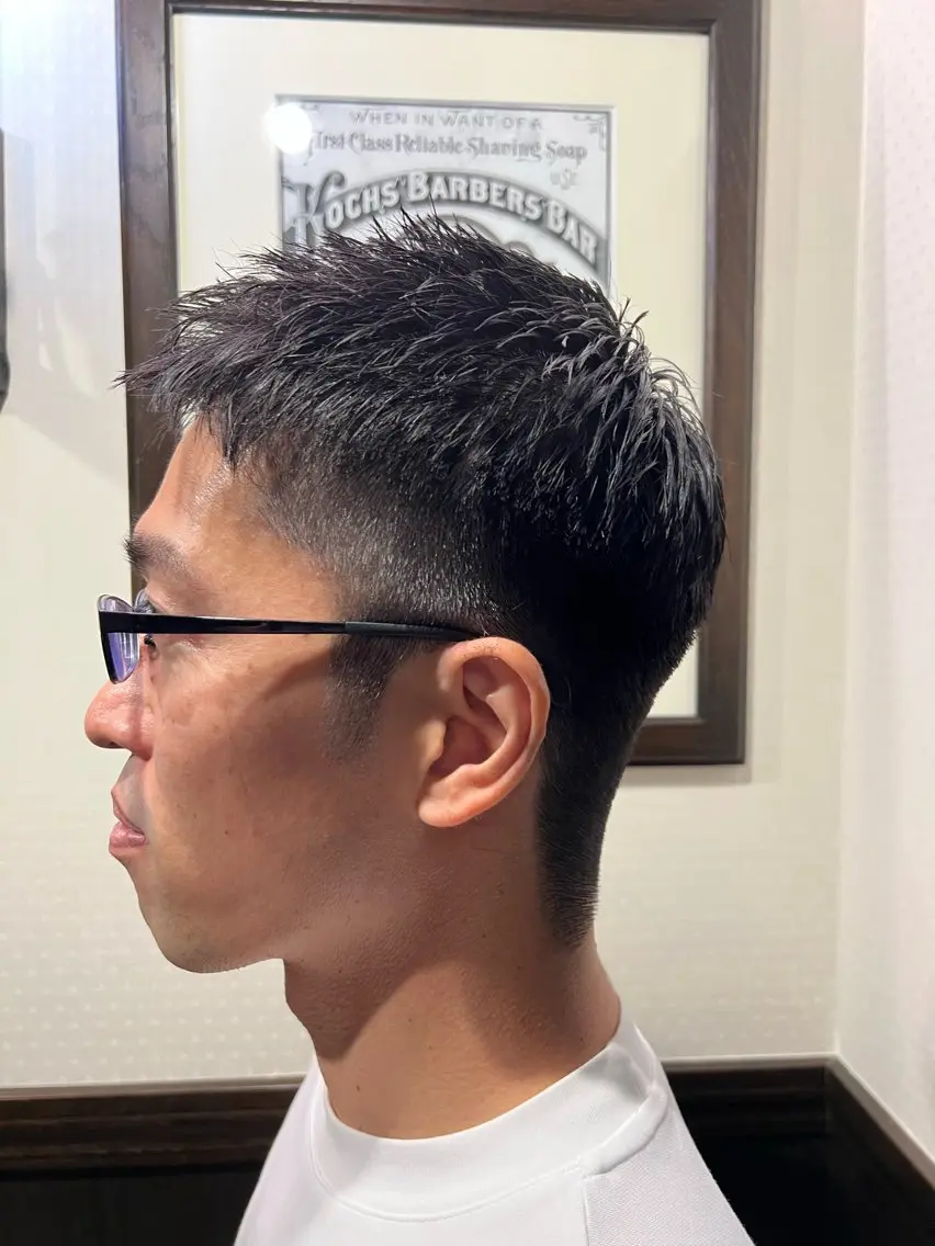 ショート ベリーショート ショートヘア メンズカット オカムラリョウのヘアスタイル