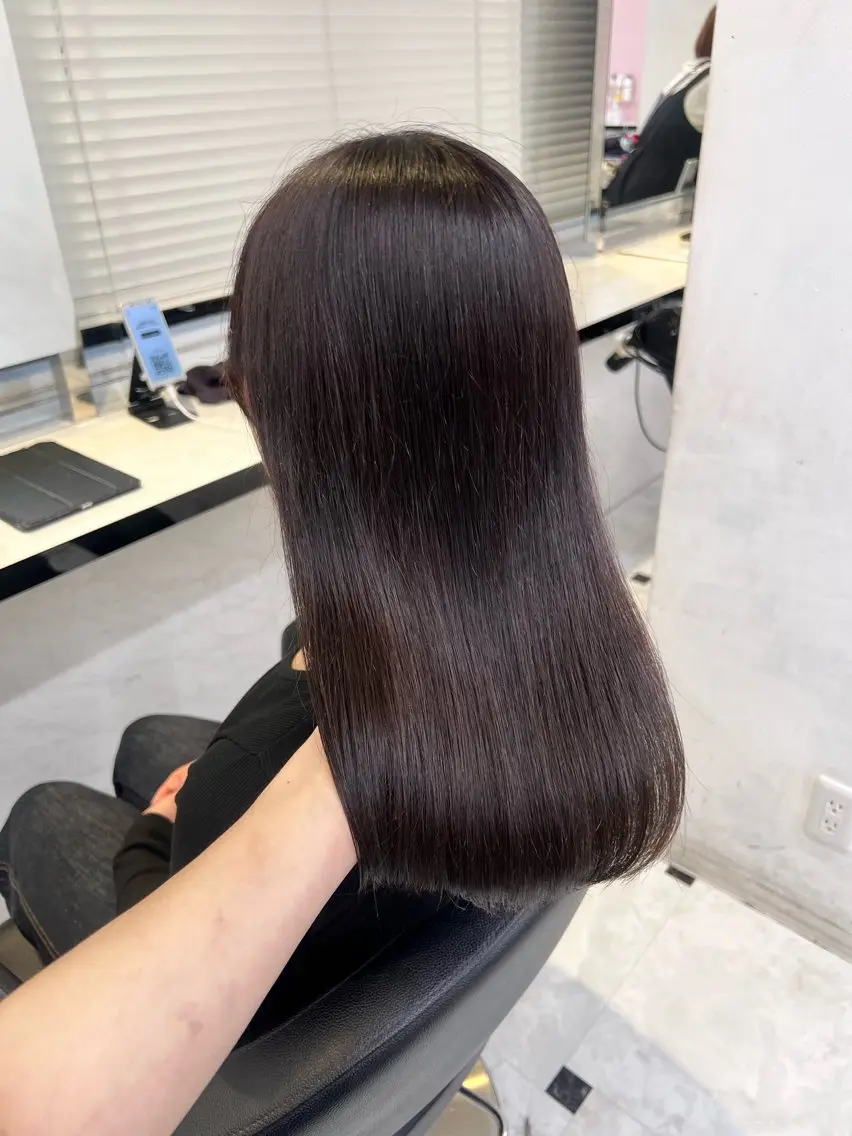 ミディアム カラー ヘアアレンジ カット ヘアカラー トリートメント ヘッドスパ ヘアセット 💕上野美容師☁ ブリーチ💖サワのヘアスタイル