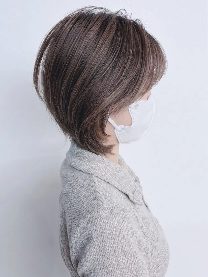 【ブリーチ無し🌱】骨格矯正カット✂️＋ワンカラー🎨＋1stepトリートメント✨の写真