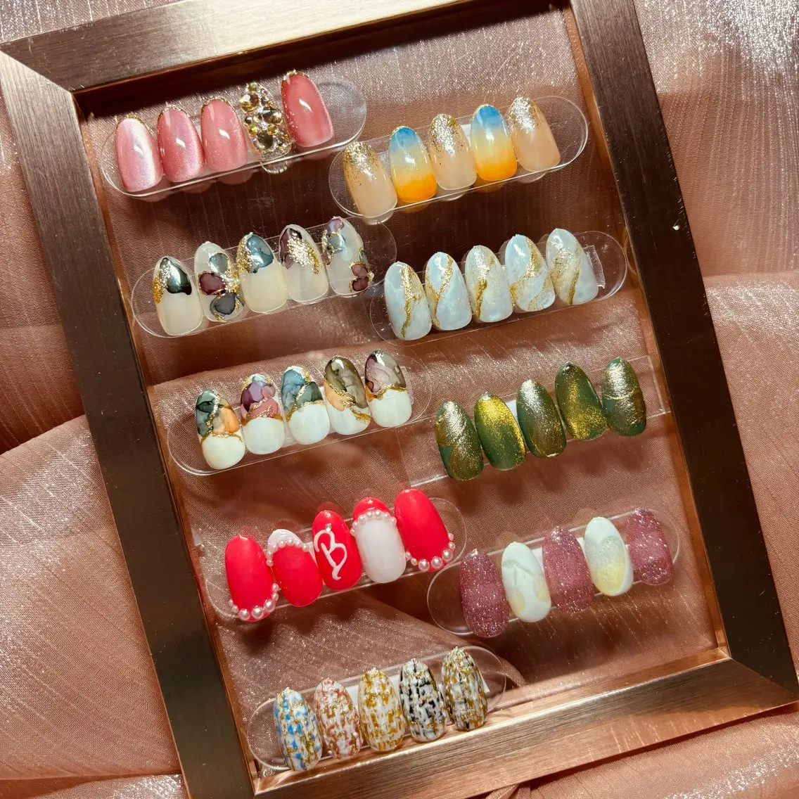 ネイル BeautifulA 🌈🍭💜のネイルデザイン