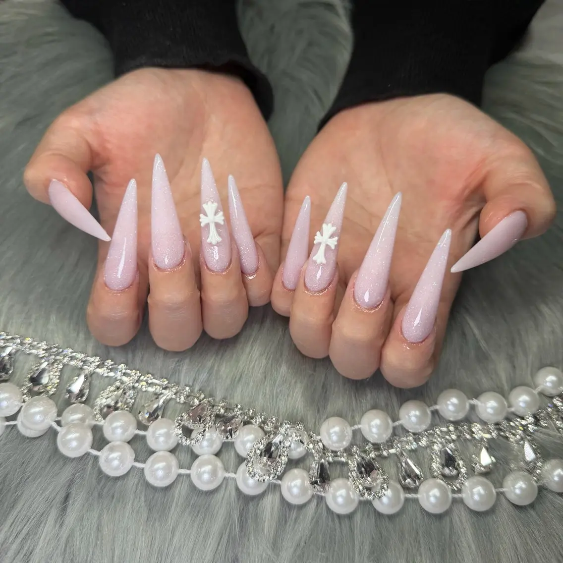 ネイル フレンチネイル ジェルネイル 韓国ネイル ロングネイル マグネットネイル ハンドネイル Nail Salon Growのネイルデザイン