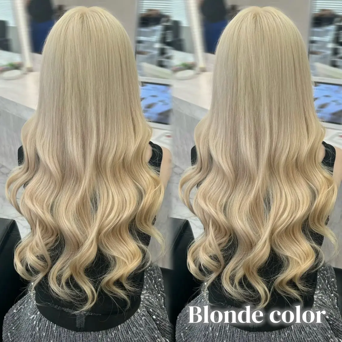 ロング カラー ブリーチ ブロンド ハイトーンカラー 💖モデル様募集中 ┊︎𝐀𝐲𝐚💖のヘアスタイル