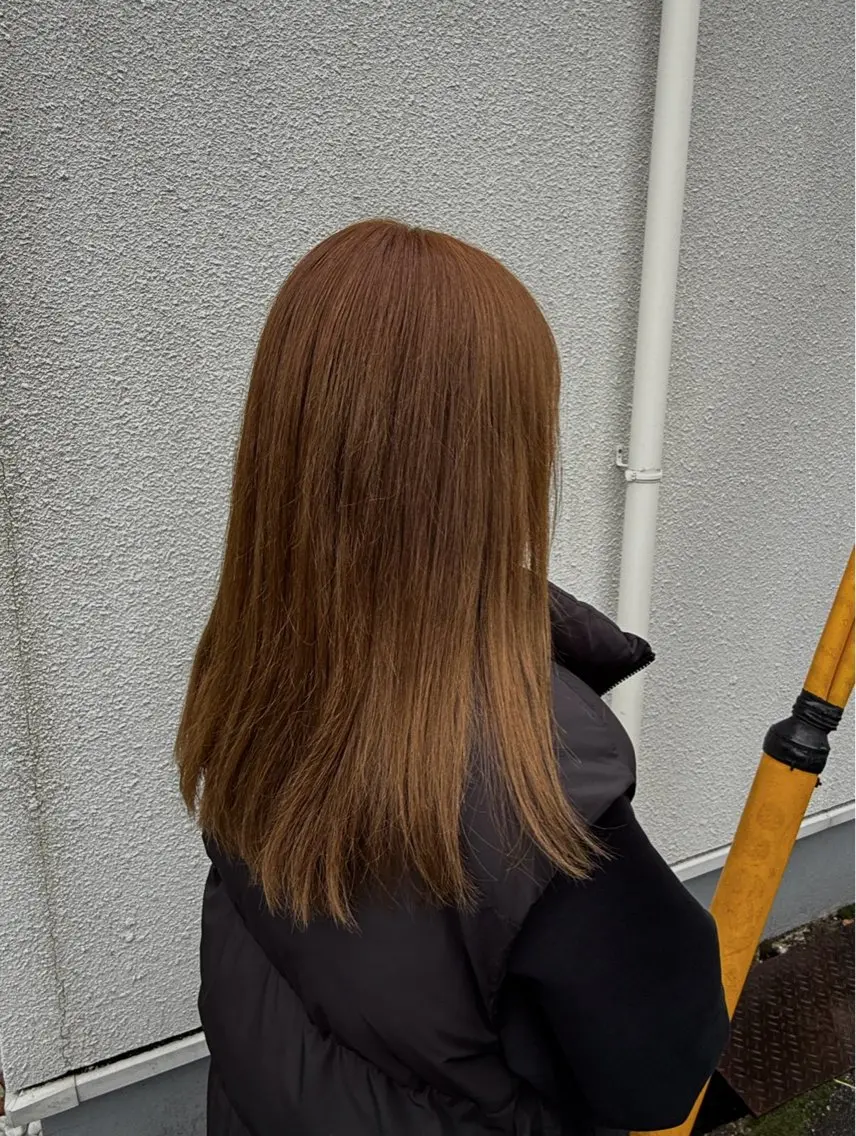 ロング カラー ヘアカラー 大立 七夏のヘアスタイル