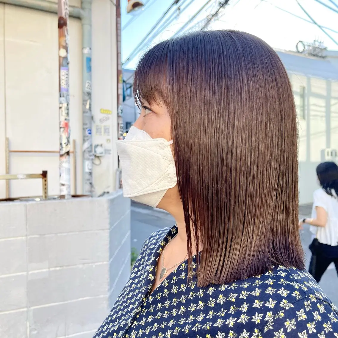 ミディアム カラー 黒崎 勝巳のヘアスタイル