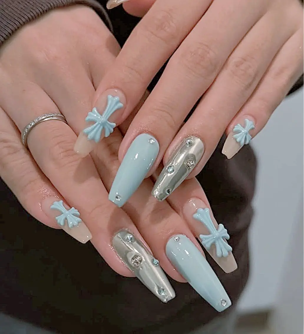 ネイル チークネイル 長さ出し フレンチネイル ジェルネイル 韓国ネイル ハンドネイル Any nail新大久保店のネイルデザイン