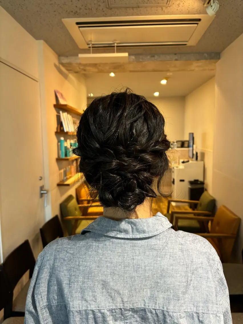 セミロング 似合わせカット⌇ヘア セット⌇A i‎🤍のヘアスタイル