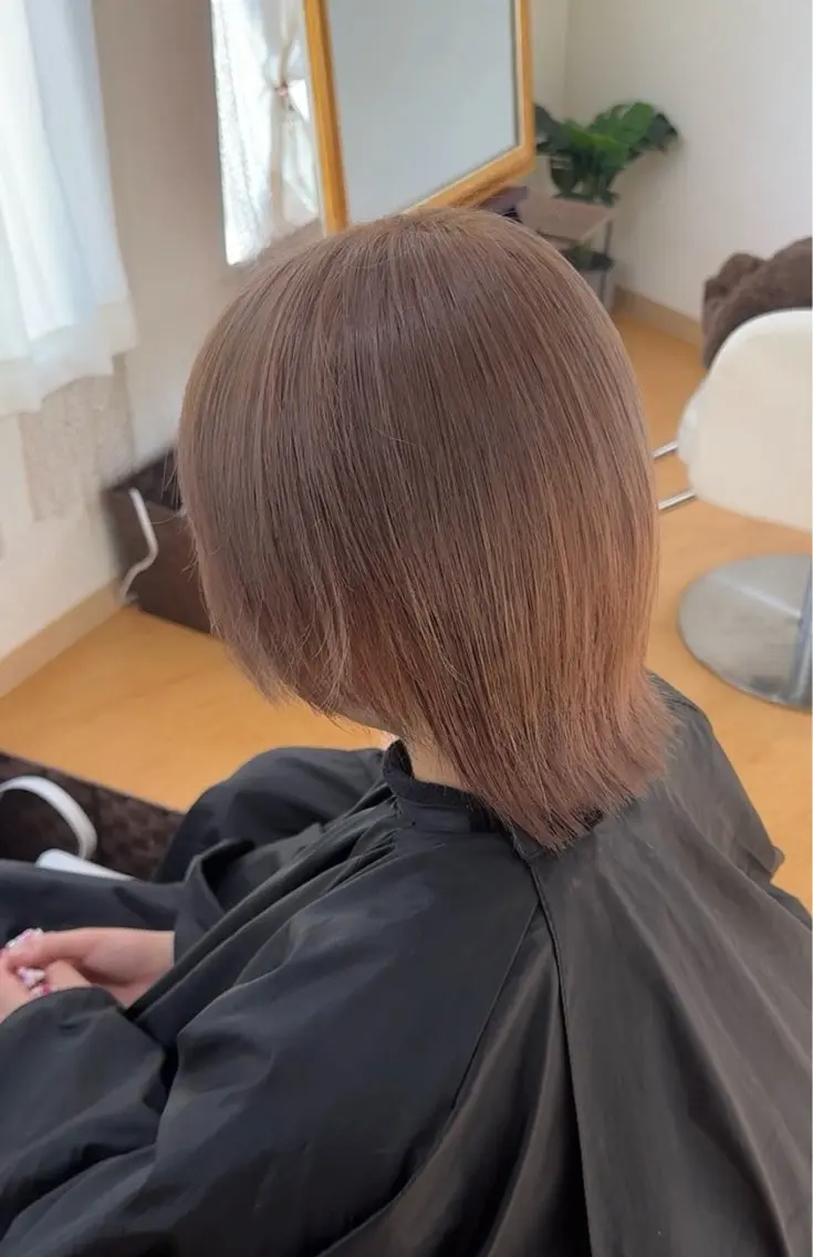 ショート カラー ヘアカラー 京極 日陽のヘアスタイル