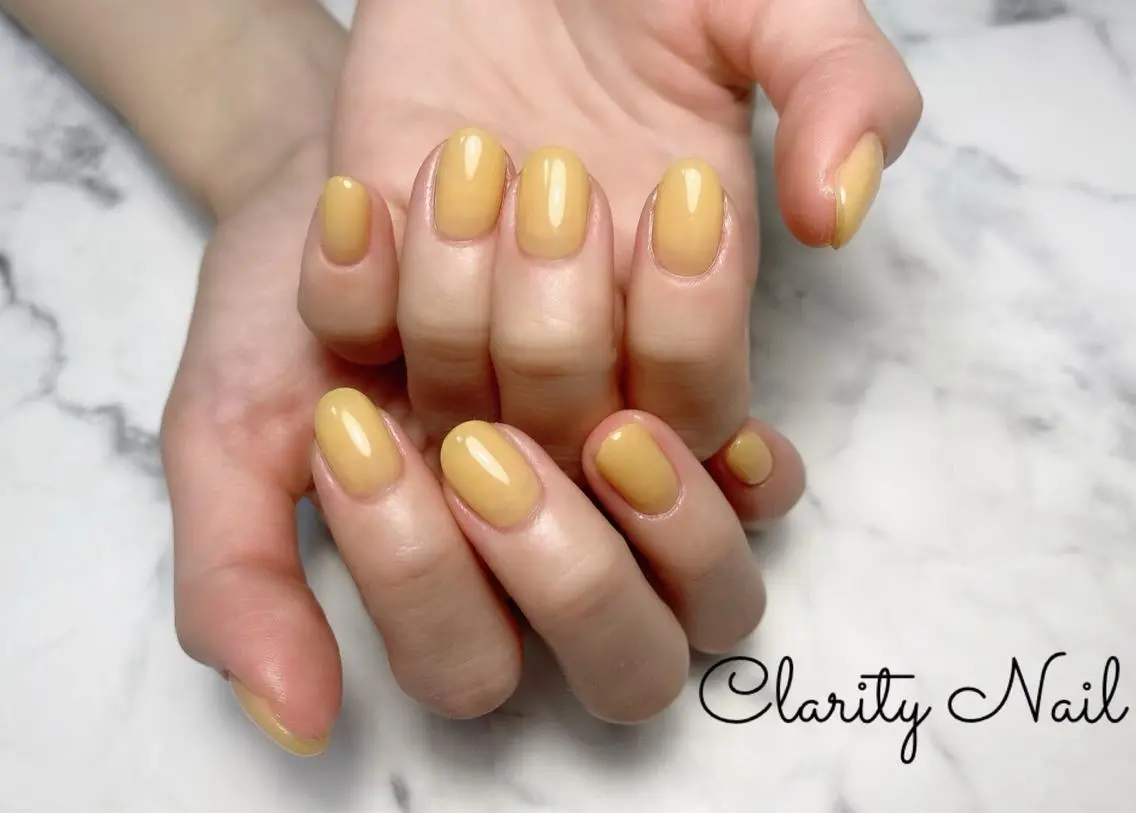 ネイル ワンカラーネイル Clarity Nailのネイルデザイン