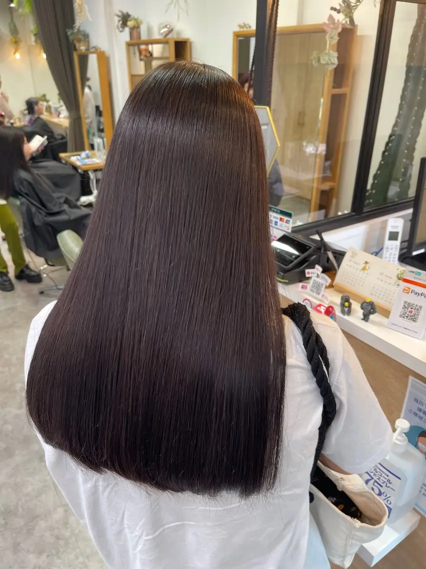 カラー ヘアカラー トリートメント 透明感カラー💎 アレンジ🩰Rimiのヘアスタイル