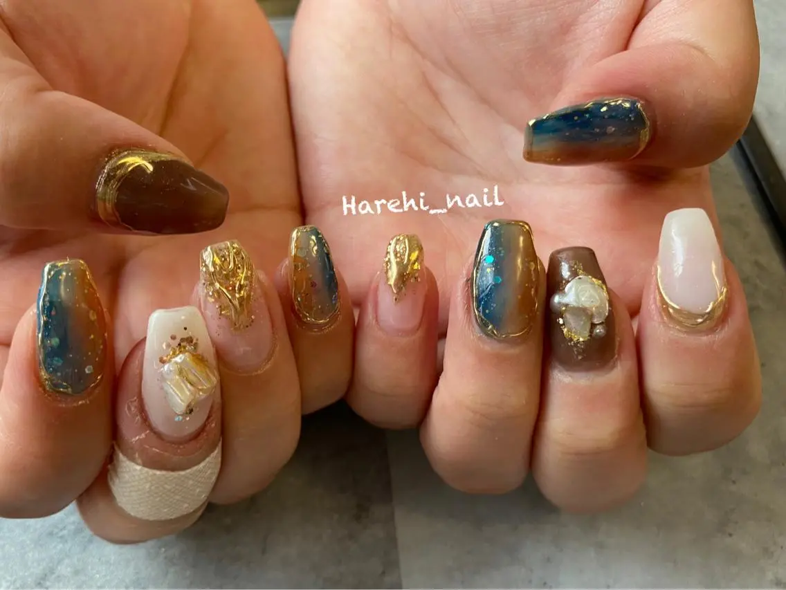 ネイル ハンドネイル Harehi_ nailのネイルデザイン