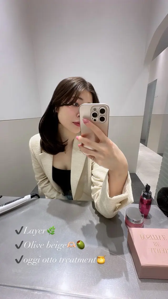 セミロング レイヤーカット 🫧髪質改善🤍丁寧 で好評🫧/MAKIのヘアスタイル
