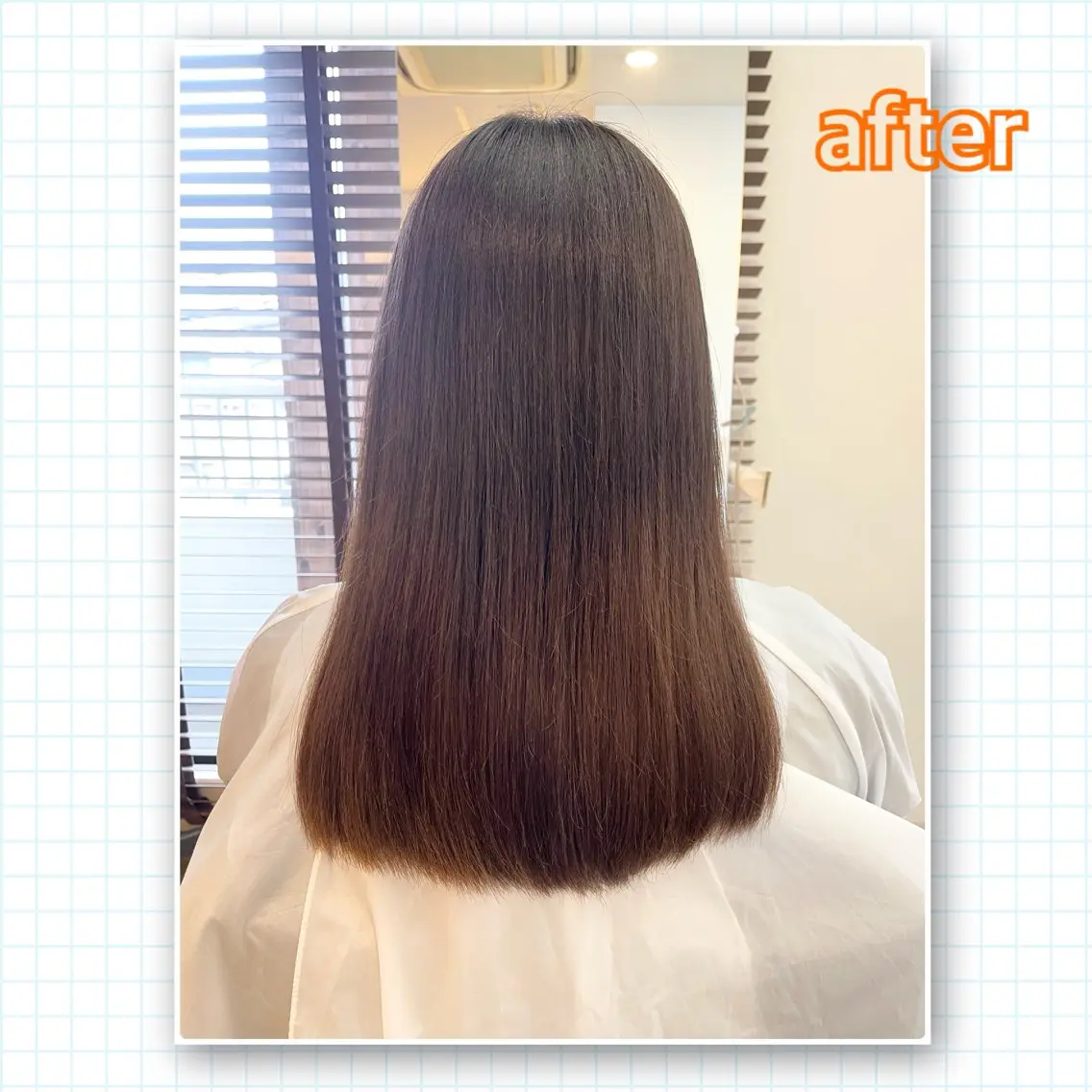 ロング アミーベル🧸🧡 本店✂️しおりのヘアスタイル